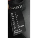 Forever 21 Black Velvet Mini Dress Small Long Sleeve Bodycon Vneck Goth Witchy LBD Photo 6