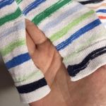 Talbots multicolor striped cotton short sleeve sweater size S Photo 6