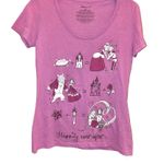 Disney Store Happily Ever After Princess T-Shirt Purple Medium Photo 0