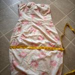 Oh Polly  Cream Strapless Bodycon Dress Photo 7