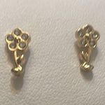Earrings flower Gold Photo 1