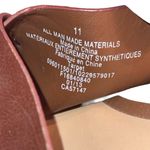 Merona  Women’s Wedge Slide On Sandal Size 11 Brown  4.5” Wedge Man Made Upper Photo 5