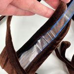 Chloe Rose NWT  Brown Velvet Self Side Tie Swim Bikini Bottom Size Medium Photo 3