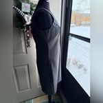 Vintage 90s APNY grey pinstripe sleeveless mini dress, size 8 Gray Photo 4