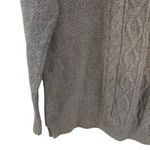 Crown & Ivy  large gray sweater long sleep wool blend Photo 1