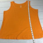 st. john's bay St John’s Bay Orange Tank Top Size 1X Photo 3
