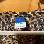 Old Navy  Waist Defined Ruffle Trim Mini Dress Leopard print women’s Large NWT Photo 4