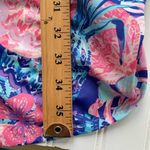 Charlie Paige Floral Summer Mini Dress Women M Blue Pink Pleated Round Neck NWT Photo 12