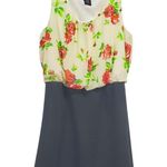 Wet Seal  Floral Mini Dress - Cream and Gray-Nwot Medium Photo 0