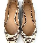 Chloé Laurena Croc Lizard Embossed Animal Scalloped Leather Ballet Flats 35.5 Photo 2