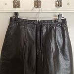 RINZI VINTAGE BLACK LEATHER MINI SKIRT Sz 7/8 EXCELLENT SHAPE Photo 3