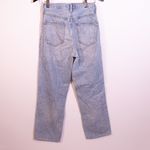 AGOLDE Criss Cross Upsized Jean High Rise Cross Front Relaxed Straight Leg Jeans Photo 4