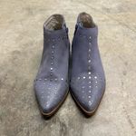 Free People Leather Women Aquarian Studded Ankle Boots Periwinkle Purple Photo 1