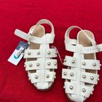 Target Women's Winnie Studded Fisherman Sandals - Universal Thread Off-White size 8 Photo 1
