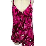 Magicsuit Pink Palmas Camille Tankini Top Swim Size 14 Photo 0