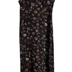 Vintage Byer Studio Maxi Dress Empire Waist Floral 90s Grunge Boho Size 12 Purple Photo 6
