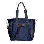 Aimee Kestenberg  Navy Blue And Rose Gold Tote Shopper‎ Bag Weekend Bag Carry On Photo 0