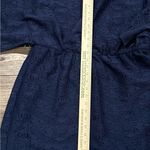 AB Studio Women's  Navy Blue Crochet Kimono Dress Size Extra Large‎ Photo 2