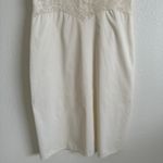 Vanity Fair Vintage 1950s Ivory White Lace Bodice Intimate Slip Petticoat Dress Photo 2