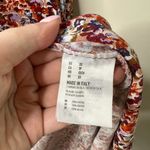 American Eagle  Multicolor Floral One Shoulder Belted Midi Dress XS Photo 5