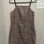 Hem & Thread  Plaid Spaghetti Strap Mini Dress or Jumper Size Medium Photo 0