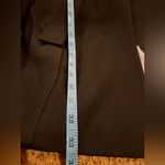 Calvin Klein Women’s Wool Belted Overcoat Black Medium Like New Photo 3