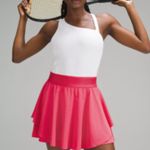 Lululemon  Court Rival High-Rise Active Skort Skirt Hot Pink Size 8 LW8AH4T Photo 0