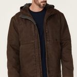 Men’s HAWX XXL Jacket with a Sherpa interior Brown Photo 0