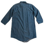 Orvis  denim long sleeved button up shirt dress, EUC size S Photo 10