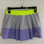 Nike  Dri-FIT Gray and Neon Yellow Skirt with Built in Shorts Size Small Photo 0