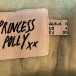 Princess Polly Harry Corset Off Shoulder Lace Up Top Green “Light Sage” US 4 Photo 10