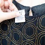 VTG JMC Womens Silk Beaded Dress Size 14 BlackArt Deco Cocktail Gatsby Glam Black Photo 6