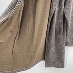 MELLODAY  Blazer Size Large NWT Plaid Houndstooth Longline Open Stretch Fall Photo 9