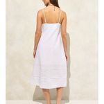 J.Crew NWT Eyelet Midi Dress Linen-cotton Blend White Photo 5