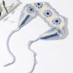 Crochet Head Band #164 White Photo 0