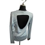Marika blue gray open back yoga long sleeve sz S NWT Photo 1