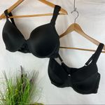 IZOD  Set Of 2 Black Underwire Contour Bras 42 DD Photo 4