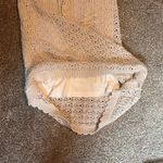 Jessica Simpson Sleeveless Cream Crochet Dress. Lined. Size Large Photo 6