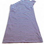Maeve Mauve one shoulder nautical‎ strip dress Photo 0