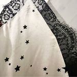 Cami NYC  Star Print Gray Silk Lace Tank Top Size Small S Photo 3