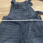 Free People  dark gray wash overalls size small Photo 6
