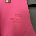 SKIMS NWT  Swim Zipper Pink Cropped Top Size XL Photo 5