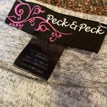Peck & Peck  medium grey blouse Photo 3