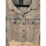 Wild Fable Distressed Jean Light Blue Denim Size M Short Jacket Photo 2