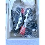 iRI NYC Wes Sneakers Black Red Unisex SZ 37 US 7W Slip Ons Neoprene Italian NEW Photo 6