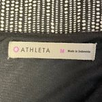 Athleta Women's Black White Dot Print Faux Wrap Dress Long Sleeve Career Medium Photo 6