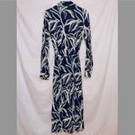 Poetry  NWT Ophelia Print Navy Long Sleeve Button Front Midi Shirt Dress size 8 Photo 7