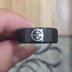 Black Pittsburgh Steelers Ring Photo 2