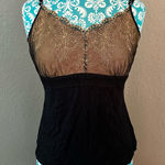 Apt. 9 Vintage Y2K Lace V-neck tank in black size large Photo 0