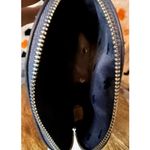 Kate Spade  Lola Glitter Cosmetic Bag Dusk Navy Small Dome NWT Photo 2